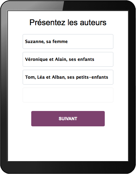 Les auteurs du faire-part de décès en ligne